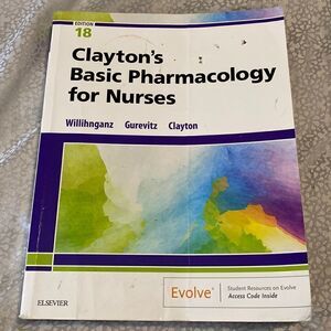 Clayton's Basic Pharmacology for Nurses
18th Edition